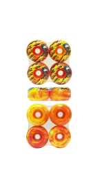 Roda Skate Milk Burning Skull 53mm 101a - Imagem 2