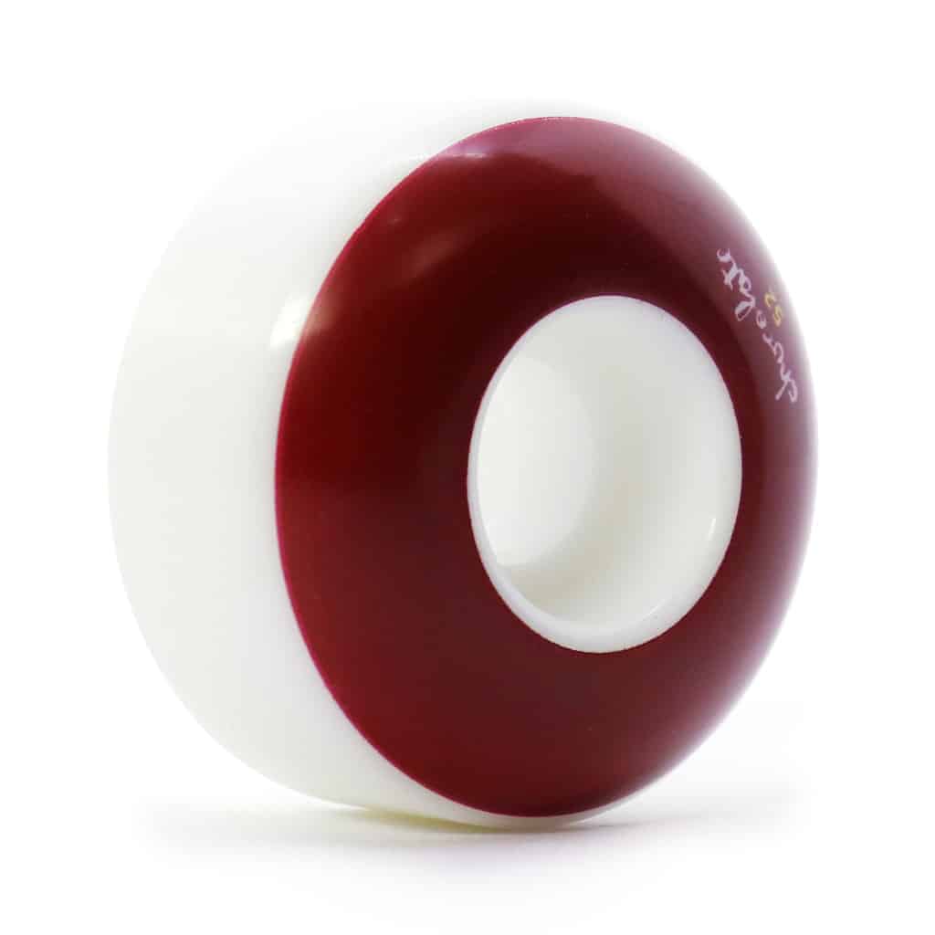 Roda-Chocolate-Skateboards-OG-Chunk-Staple-52mm-99A-Branco-Bordo-3068 Roda Chocolate Og Chunk Staple 52mm 99a - Imagem 2