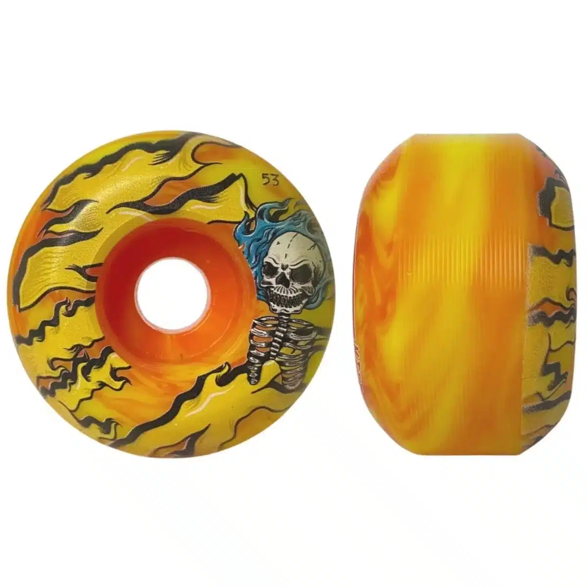 roda-milk-burning-skull-laranja-amarela-101a_1600x1600+fill_ffffff Roda Skate Milk Burning Skull 53mm 101a - Imagem 1