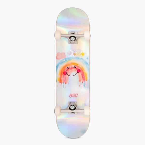 Skate Montado Hsc Iniciante - Foil Especial Brilho