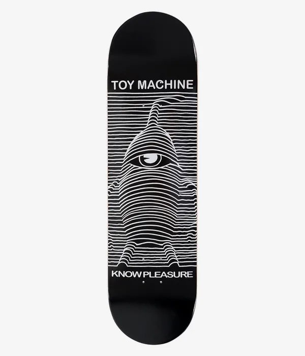 99706-0-ToyMachine-ToyDivision85.jpg Toy Machine Toy Division 8.25 -  Skateboard Deck (black) - Imagem 1